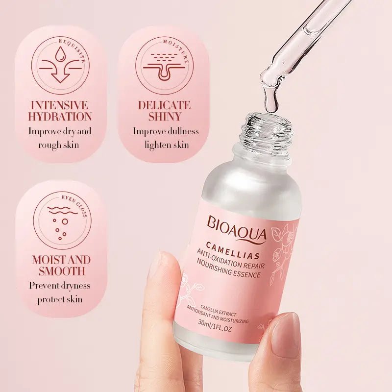 BIOAQUA whitening camellia herbal smoothing skin care - Beauty Fudge