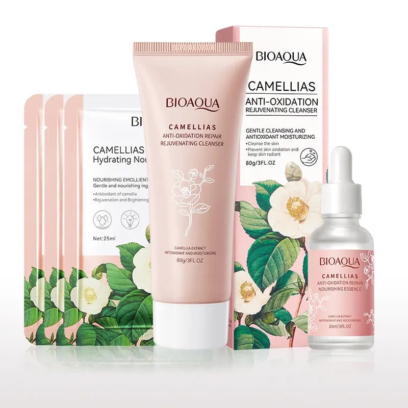 BIOAQUA whitening camellia herbal smoothing skin care - Beauty Fudge